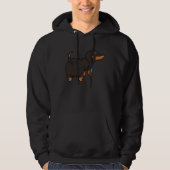 Dachshund dog hoodie (Voorkant)