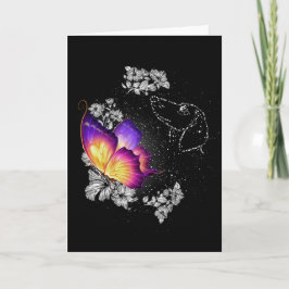 Dachshund Dog in Heaven Hondenliefhebbers Memorial Kaart