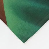 Dachshund Dog in St. Patrick's Day Dress Fleece Deken (Hoek)