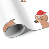 Dachshund Dog Kerstkerstkerstkerstkerstkerstkersth Cadeaupapier (Rol Hoek)