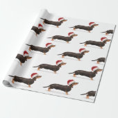 Dachshund Dog Kerstkerstkerstkerstkerstkerstkersth Cadeaupapier (Uitgerold)