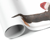 Dachshund Dog Kerstkerstkerstkerstkerstkerstkersth Cadeaupapier (Rol Hoek)