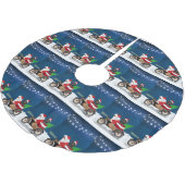 Dachshund Dog kerstkerstkerstman Kerstboom Rok (Gekanteld)