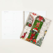 Dachshund Dog Kerstmis Planner (Display)