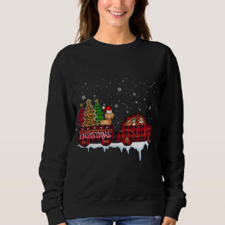 Dachshund Dog Kerstmis Rood Pset Santa Kerstmis Trui