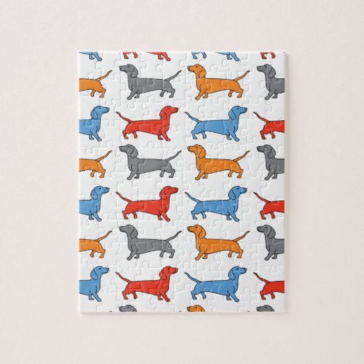 Dachshund Dog Legpuzzel (Verticaal)