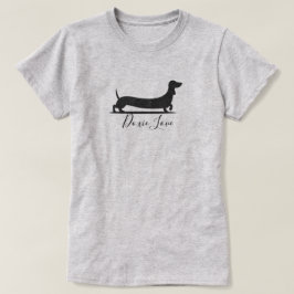 Dachshund Dog Love Basic T-shirt