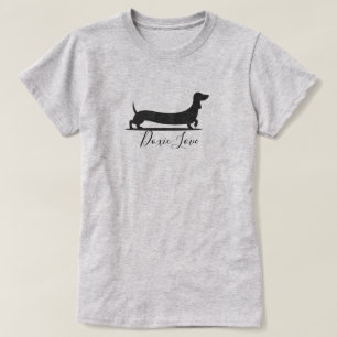 Dachshund Dog Love Basic T-shirt