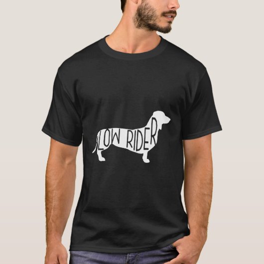 Dachshund Dog Low Rider T-shirt (Voorkant)