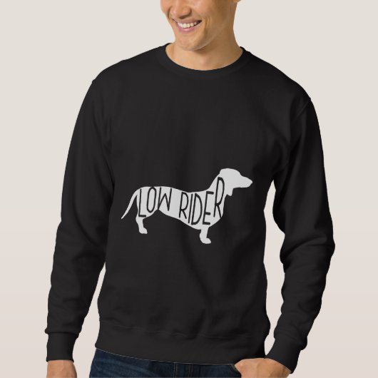 Dachshund Dog Low Rider Trui (Voorkant)