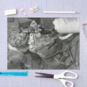 Dachshund Dog met Pipe & Beer Tissuepapier (Craft)