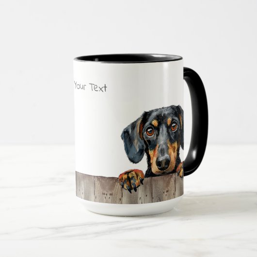 Dachshund Dog Mok (Voorkant rechts)