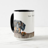 Dachshund Dog Mok (Voorkant links)