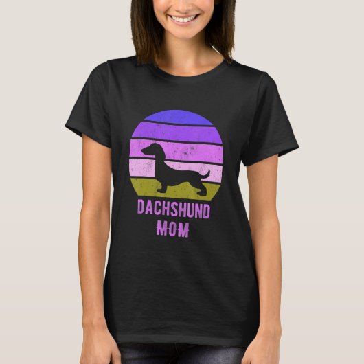 Dachshund Dog Mom Mama Weiner Dog Owner 1 T-shirt (Voorkant)