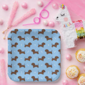 Dachshund Dog  Papieren Bordje (Feest)