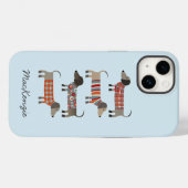 Dachshund Dog Persoonlijk Case-Mate iPhone Case (Achterkant (horizontaal))