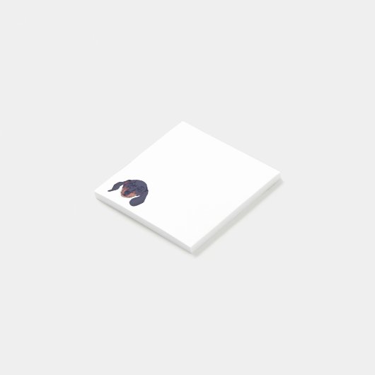 Dachshund dog Portrait Post-it® Notes (Schuin)