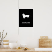Dachshund Dog Poster (Keuken)