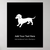 Dachshund Dog Poster (Voorkant)