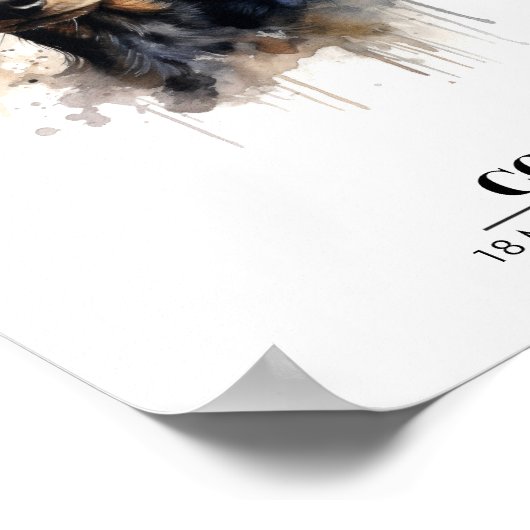  Dachshund Dog Poster (Hoek)