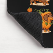 Dachshund Dog Pumpkin E Turkey Thanksgiving Men Wo Muismat (Hoek)