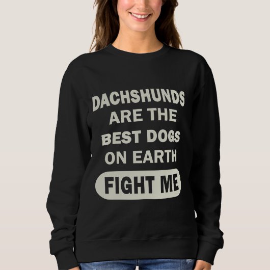 Dachshund Dog Puppy Trui (Voorkant)