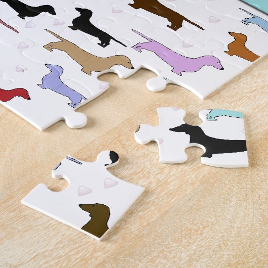 Dachshund Dog Puzzle Legpuzzel (Zijkant)