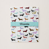 Dachshund Dog Puzzle Legpuzzel (Verticaal)