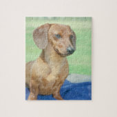 Dachshund Dog Puzzle Legpuzzel (Verticaal)