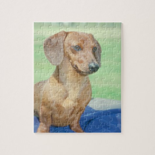Dachshund Dog Puzzle Legpuzzel (Verticaal)