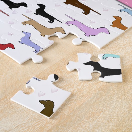 Dachshund Dog Puzzle Legpuzzel (Zijkant)
