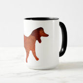 Dachshund Dog Ringer Combo Mok (Voorkant rechts)