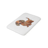Dachshund Dog Schattige Badmat (Gekanteld)