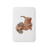 Dachshund Dog Schattige Badmat (Voorkant Verticaal)