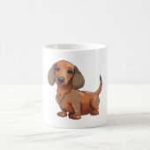 Dachshund Dog Schattige Koffiemok (Center)