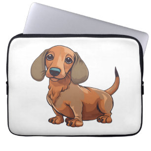 Dachshund Dog Schattige Laptop Sleeve