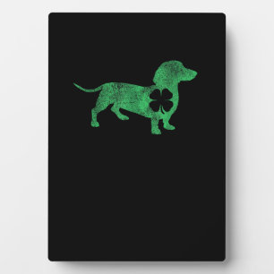 Dachshund Dog Shamrock St. Patrick's Day Saint Pad Fotoplaat