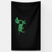 Dachshund Dog Shamrock St. Patrick's Day Saint Pad Spandoek (Verticaal)