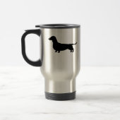 Dachshund Dog Silhouette Reisbeker (Links)