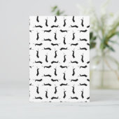 Dachshund Dog Silhouettes CUSTOM ACHTERGROUND COLO Bedankkaart (Staand voorkant)