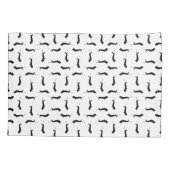Dachshund Dog Silhouettes CUSTOM ACHTERGROUND COLO Kussensloop (Achterkant)