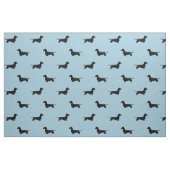 Dachshund Dog Silhouettes Pattern Doxies Dachsies Stof (Fat Quarter)