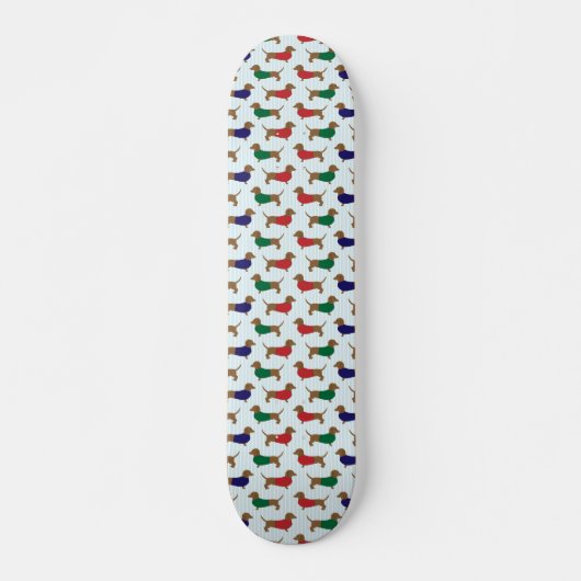 Dachshund Dog Skateboard Deck (Voorkant)