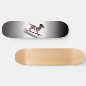 Dachshund Dog Skateboarder Persoonlijk Skateboard (Horizontaal)