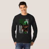 Dachshund Dog St Patrick's Day T-shirt (Voorkant volledig)