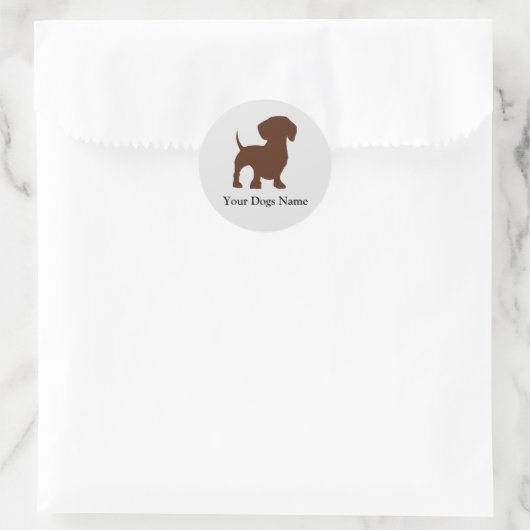 Dachshund Dog Sticker (Tas)