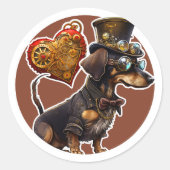 Dachshund Dog Sticker (Voorkant)