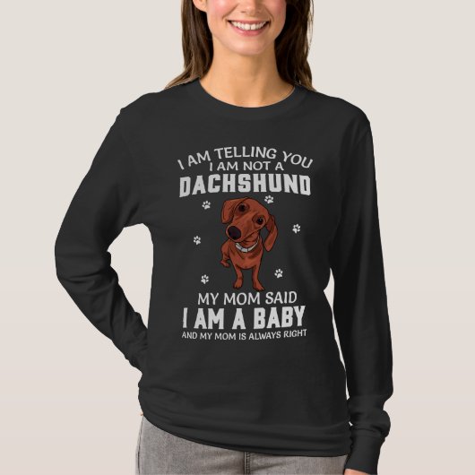 Dachshund Dog T-shirt (Voorkant)