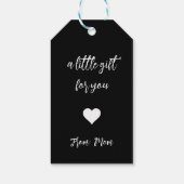 Dachshund Dog-tekst voor brandweerlieden Cadeaulabel (Achterkant)