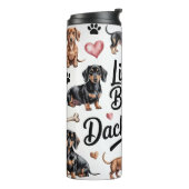 Dachshund Dog Thermosbeker (Gedraaid links)